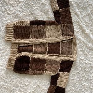 Handmade crocheted cardigan